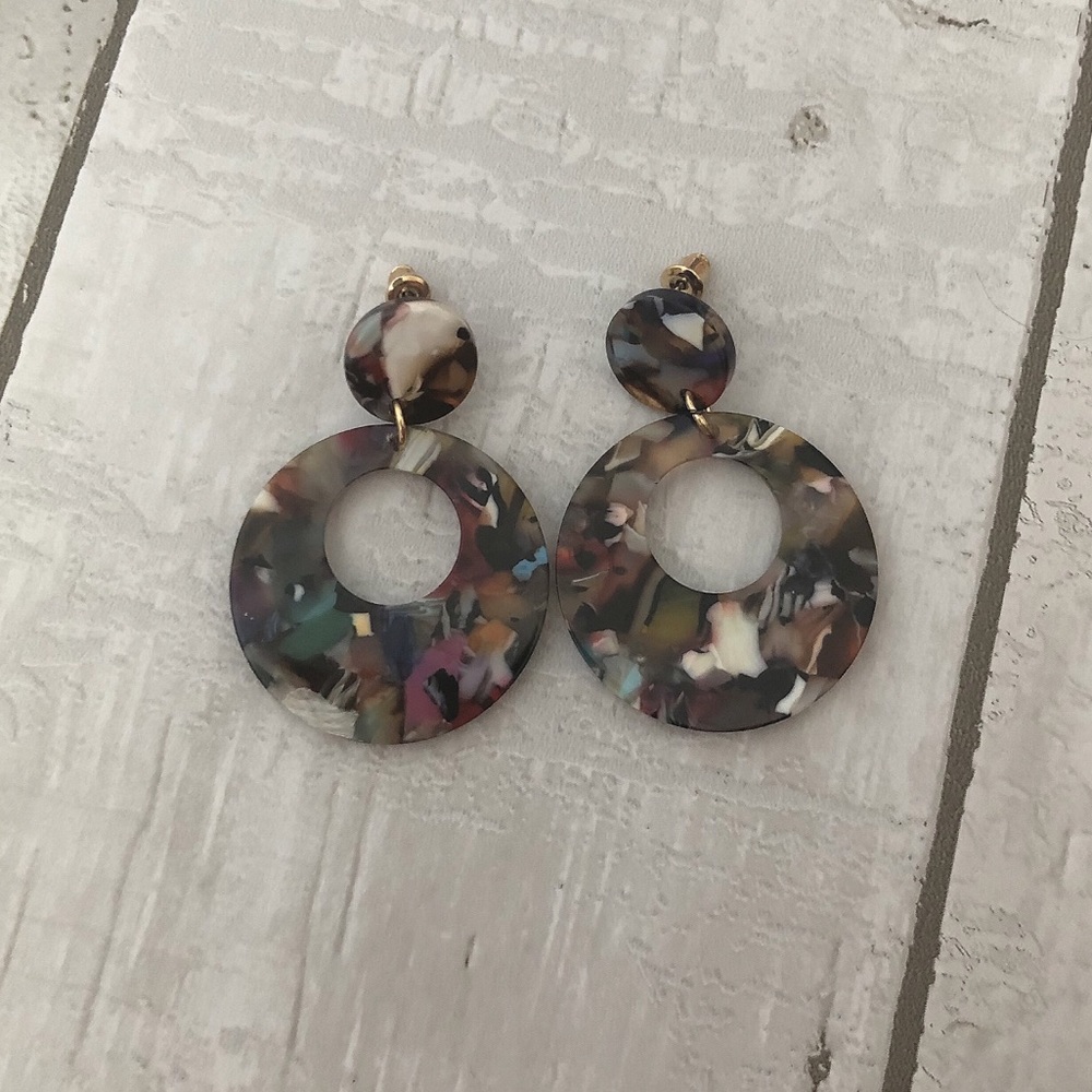 Bauble Bar Style Acrylic Earrings